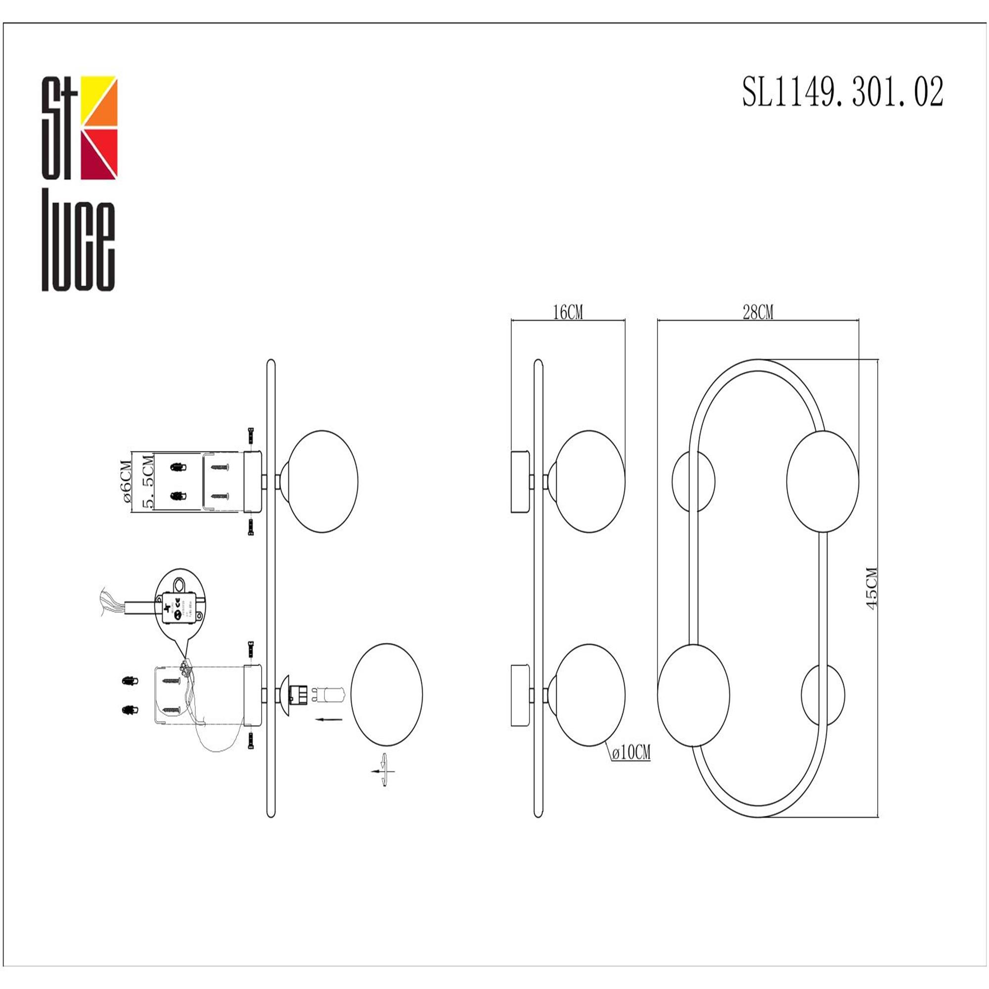 Бра ST LUCE VERA SL1149.301.02