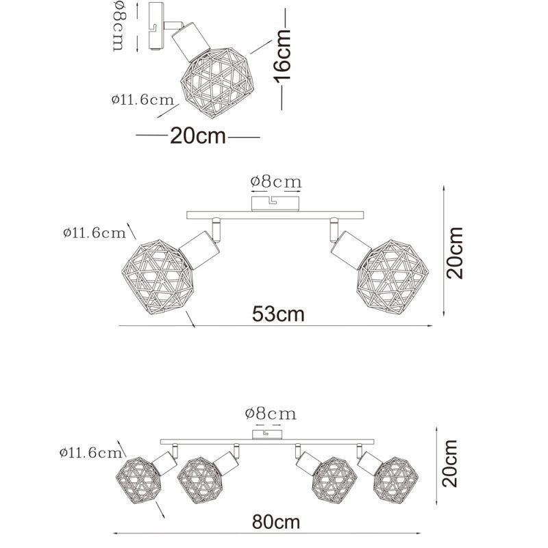 Спот потолочный ARTE Lamp A6141AP-2WH