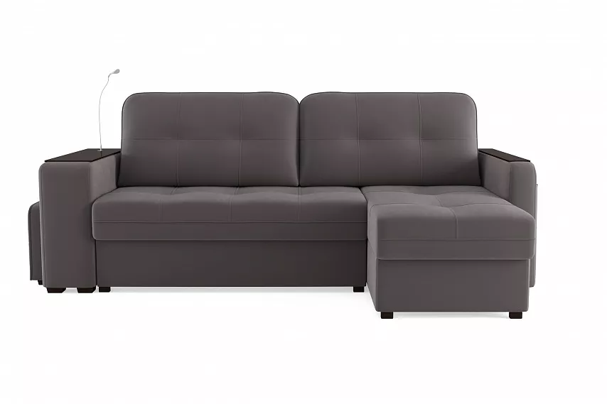 Угловой диван-кровать Smart Silva 4 Velutto 19 правый