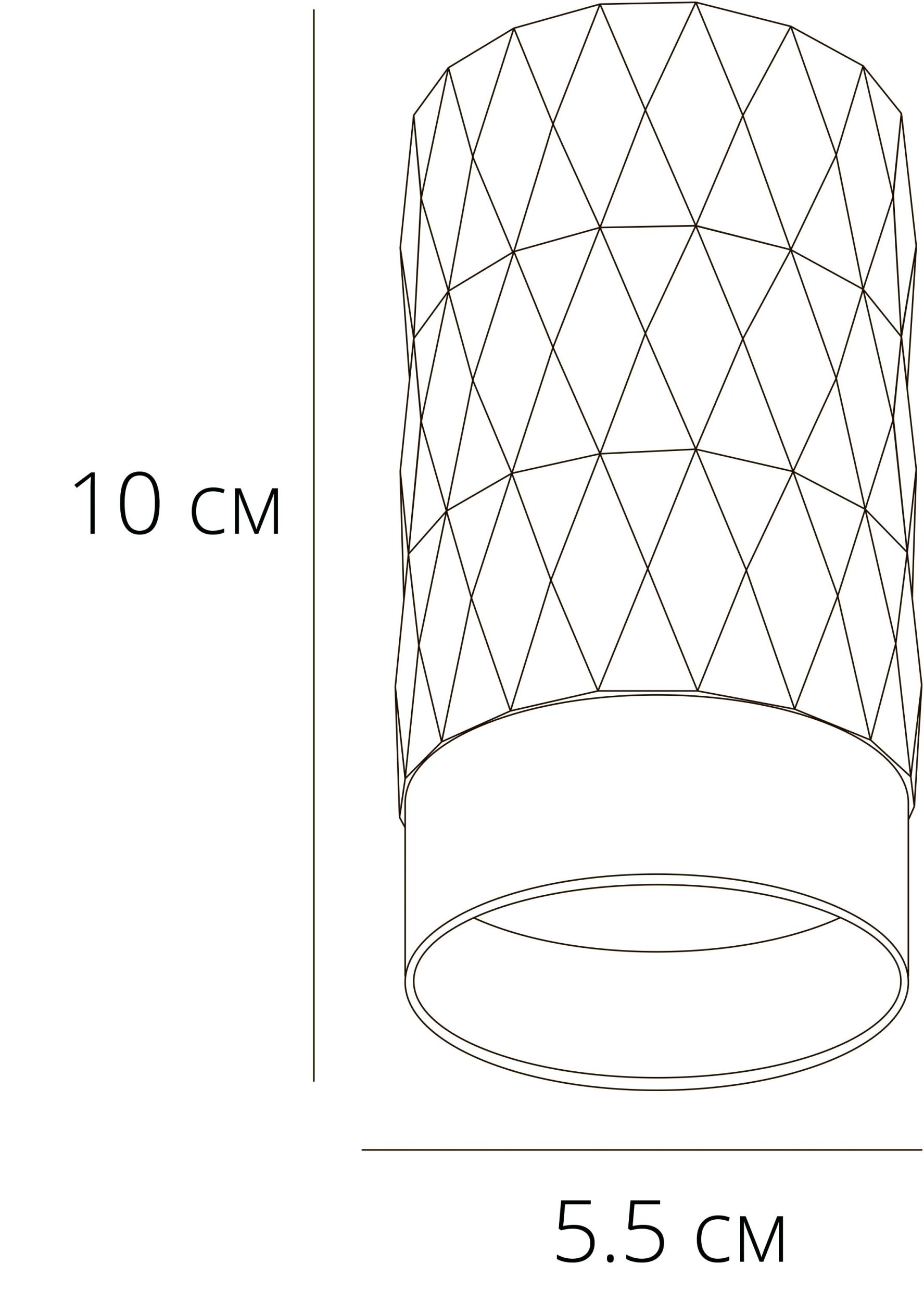 Точечный накладной светильник ARTE LAMP FANG A5658PL-1WH