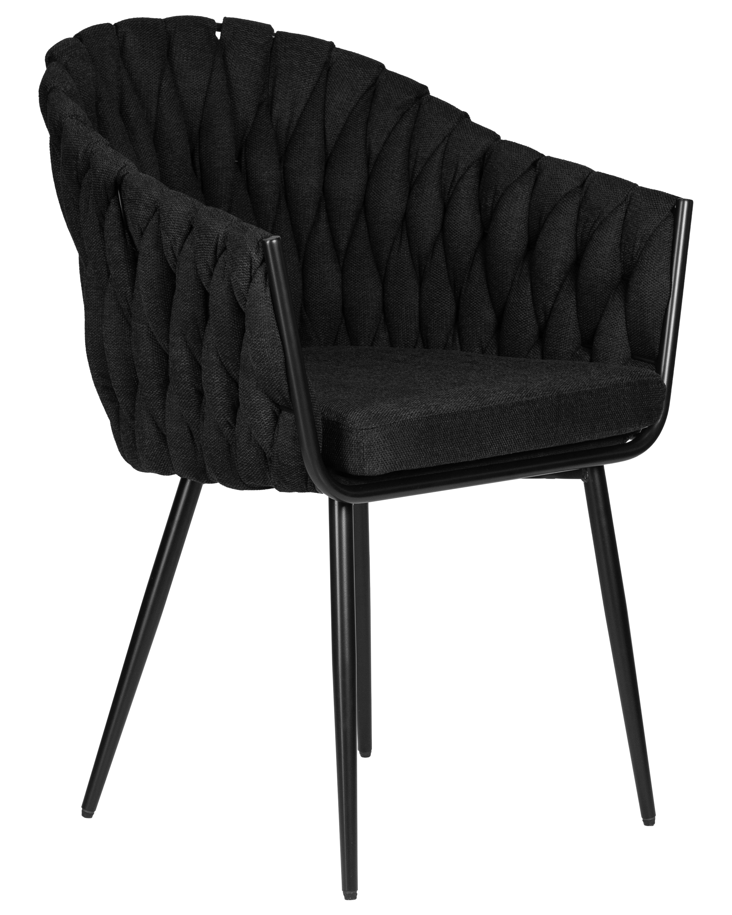 Стул-кресло DOBRIN MATILDA черная ткань LAR 275-50