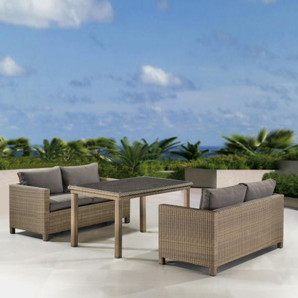 Комплект мебели Afina Garden T256B-S59B-W65 Light brown Коричневый