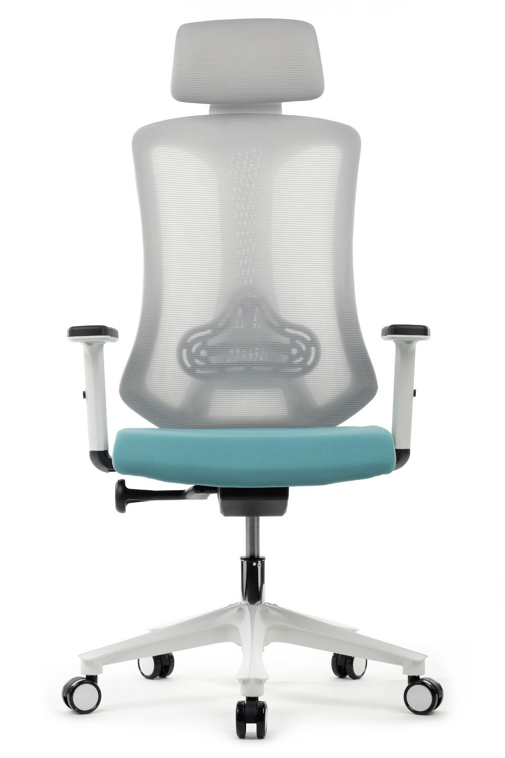 Кресло для персонала Riva Chair RCH AW2101 серый / бирюзовый