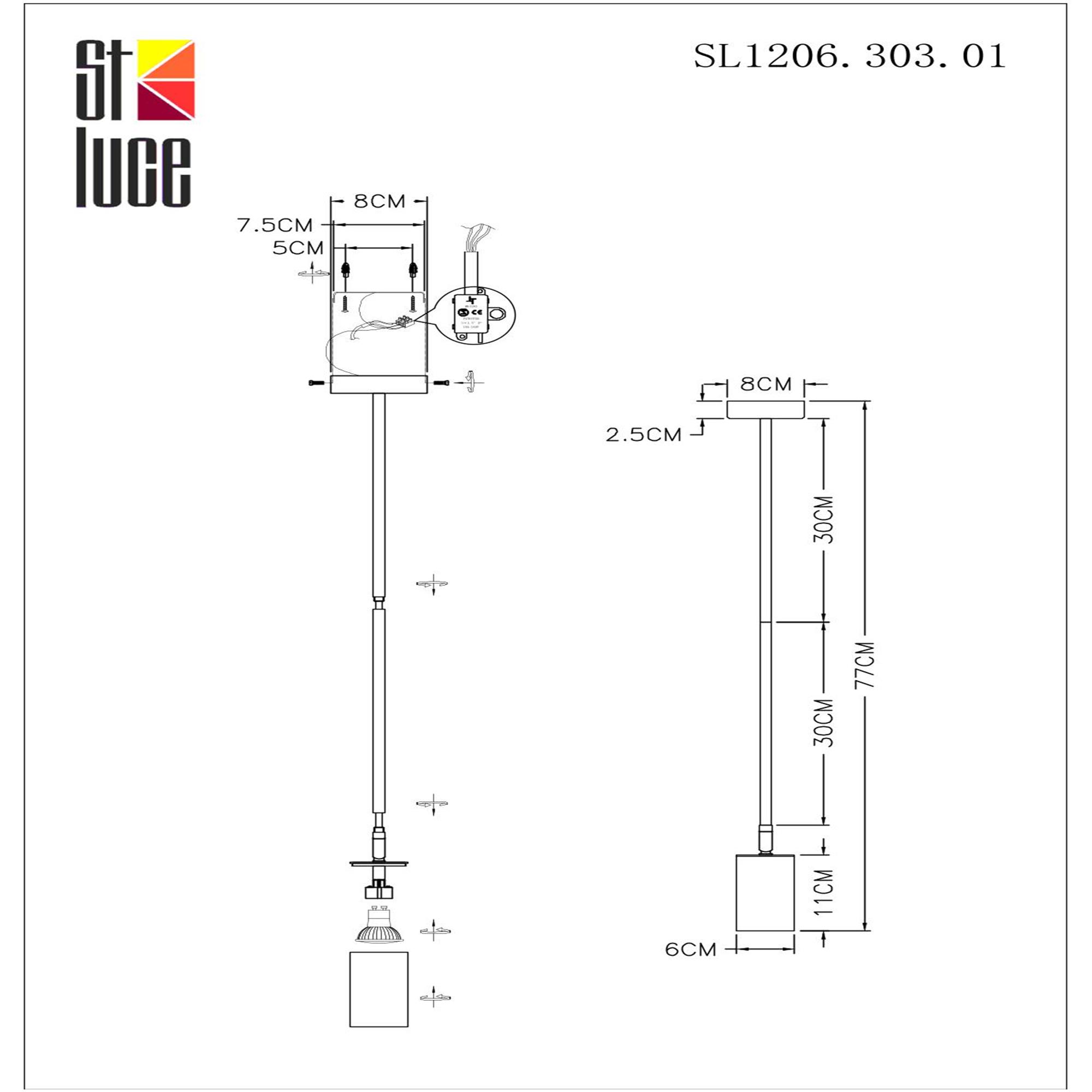 Подвесной светильник ST LUCE SORMANO SL1206.303.01