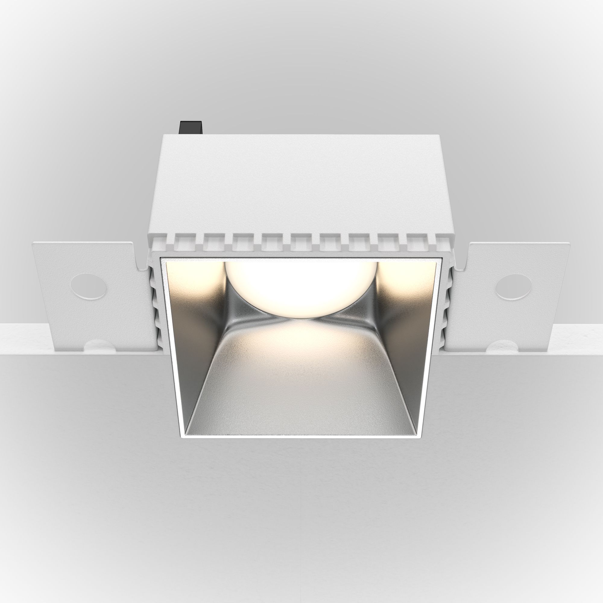 Точечный встраиваемый светильник Maytoni Share DL051-01-GU10-SQ-WS