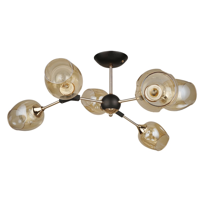 Люстра на штанге ARTE LAMP SEPPIA A4211PL-6BK
