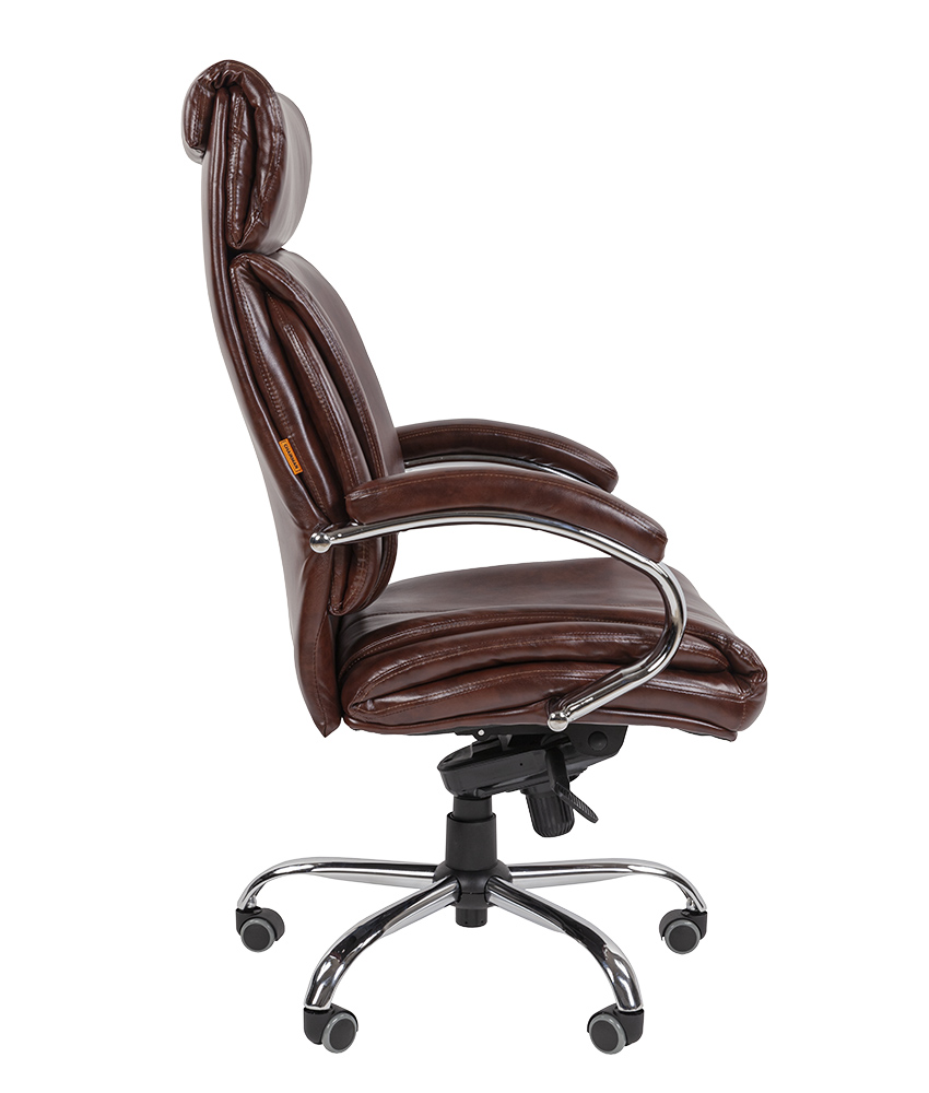 Кресло руководителя CHAIRMAN CH423 с высокой спинкой коричневый