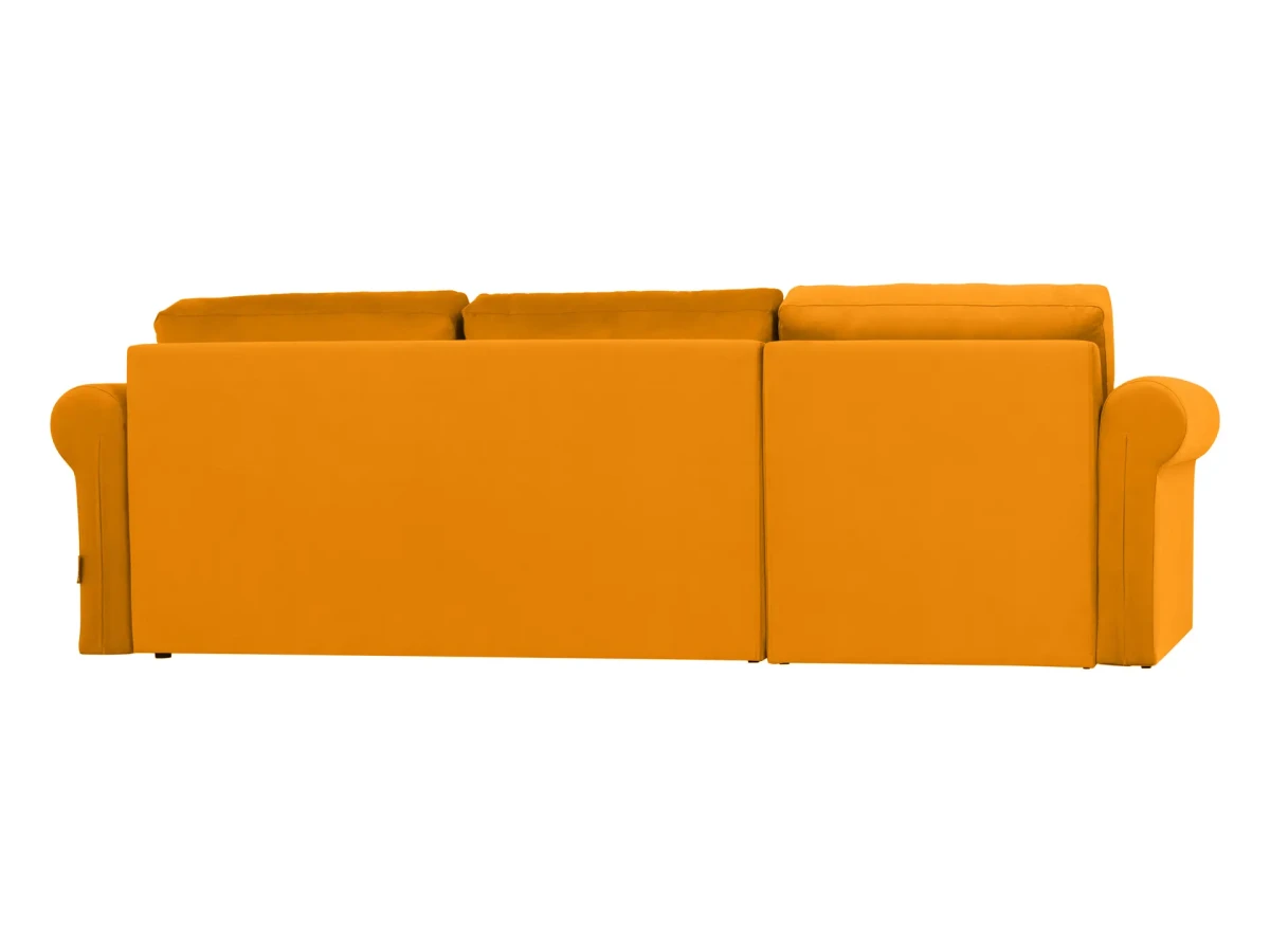 Диван-кровать с оттоманкой Peterhof П2 (валики) желтый 341006