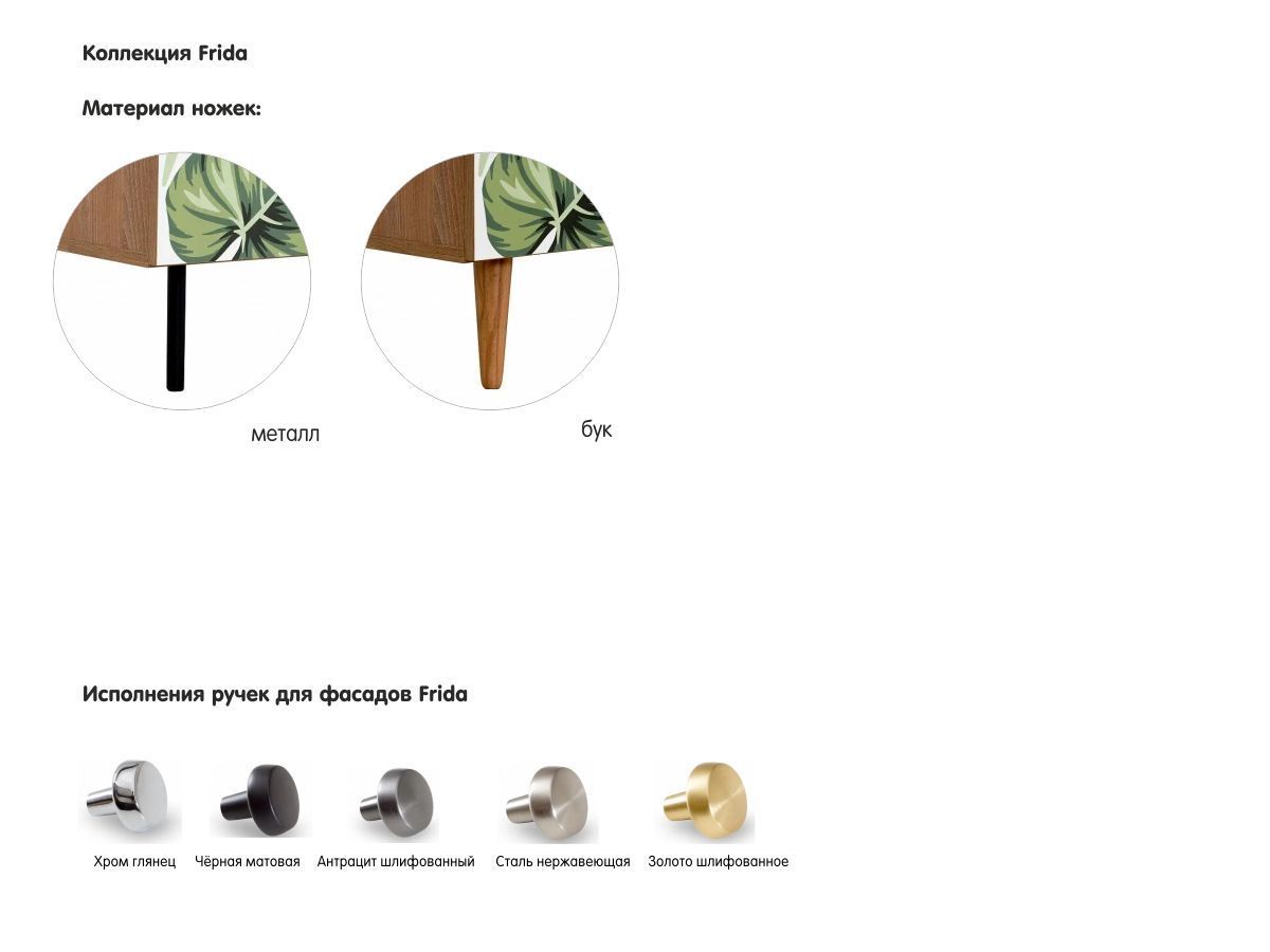 Шкаф трехстворчатый Frida Monstera 602162