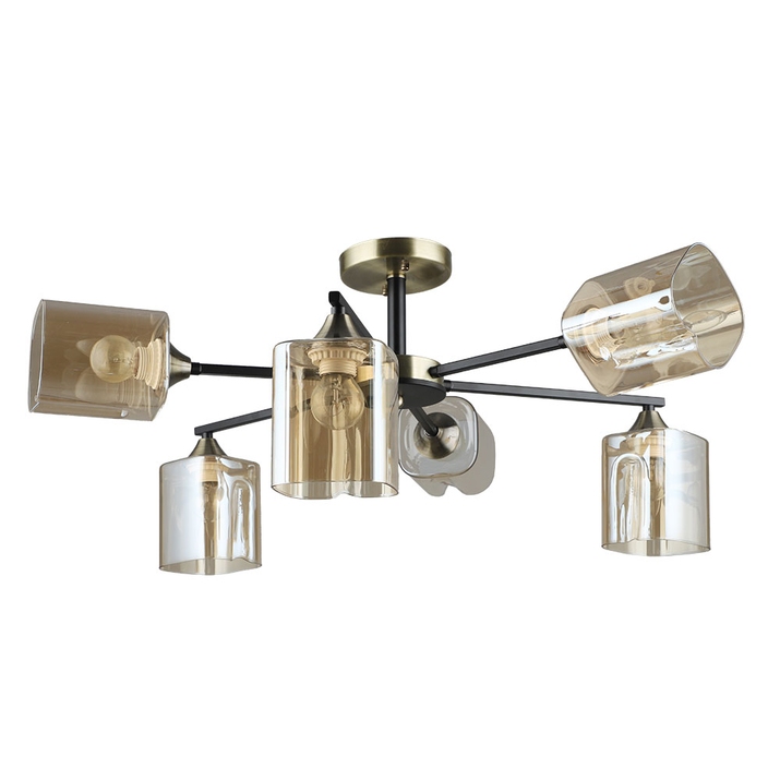 Люстра на штанге ARTE LAMP MERCI A4185PL-6BK
