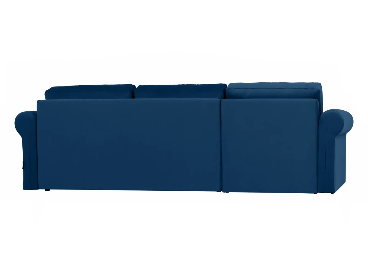 Диван-кровать с оттоманкой Peterhof П2 (валики) синий 341020