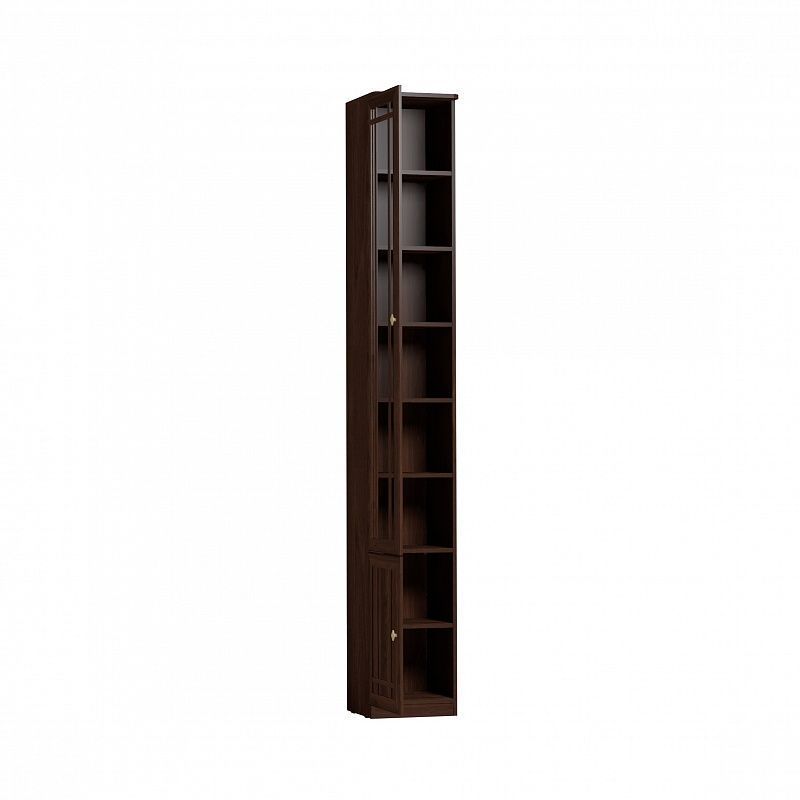 Шкаф для книг левый (библиотека) Sherlock 311 Орех шоколадный