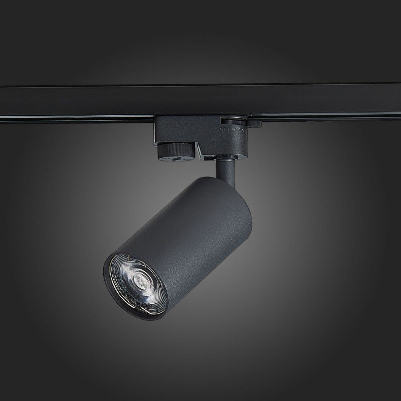 Трековый светильник для однофазного шинопровода 220V ST Luce Track Black ST300.406.01