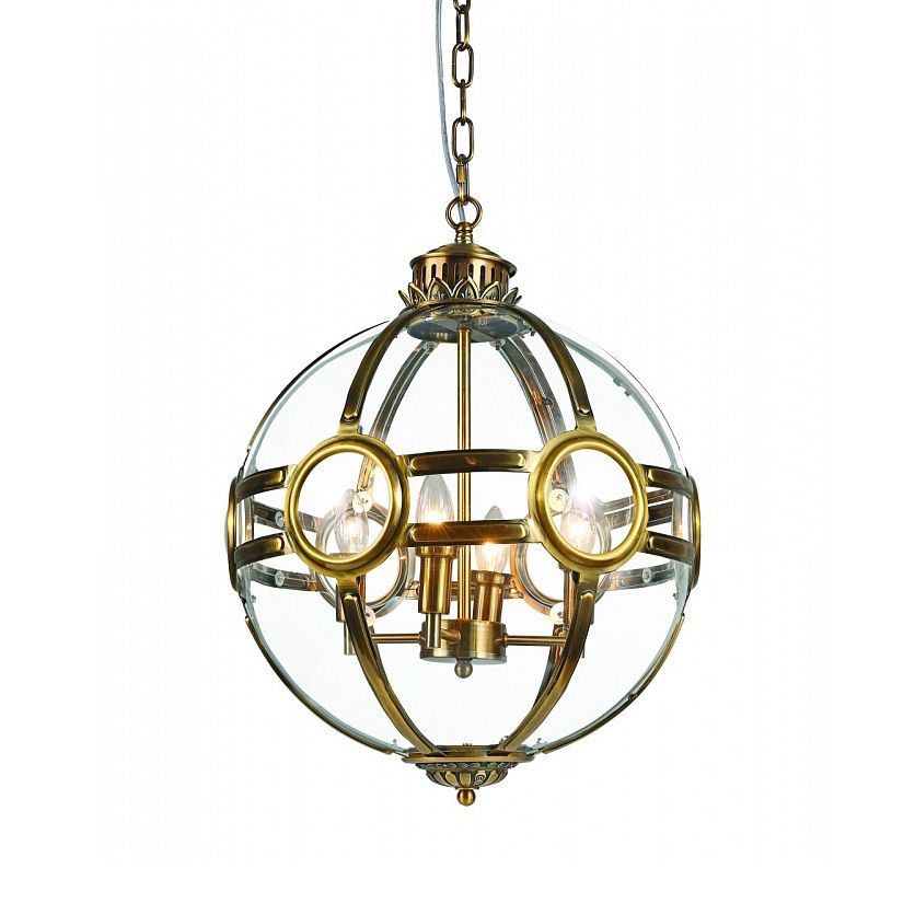 Подвесной светильник Delight Collection Hagerty KG0516P-4 antique brass