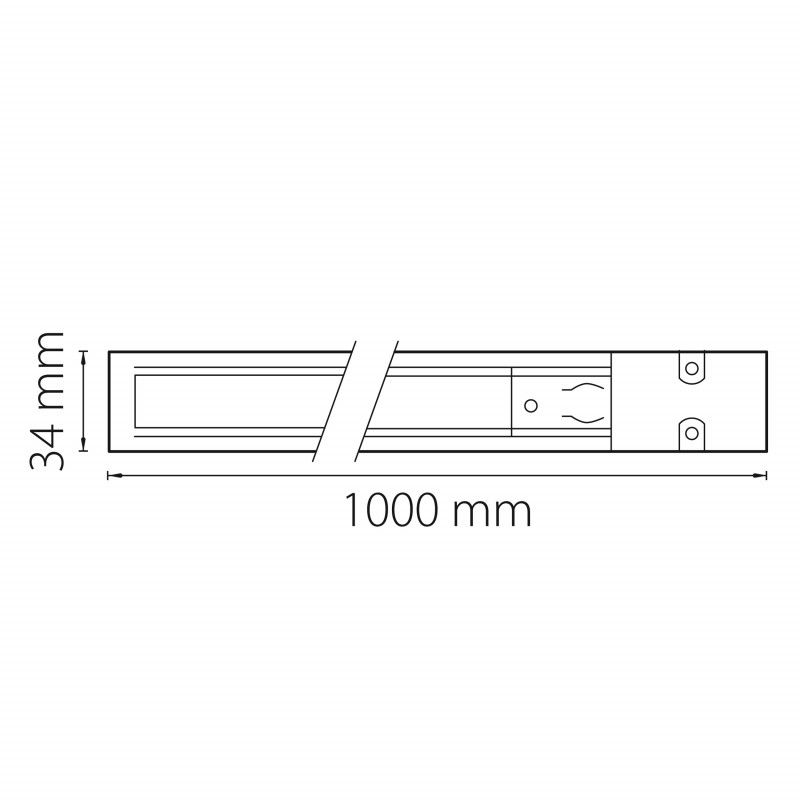 Шинопровод Lightstar Track 3 white 504015