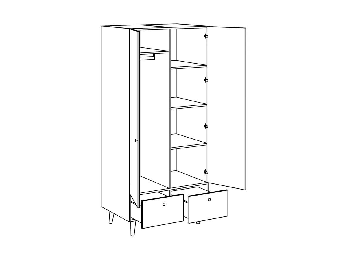 Шкаф для одежды Frida 644863