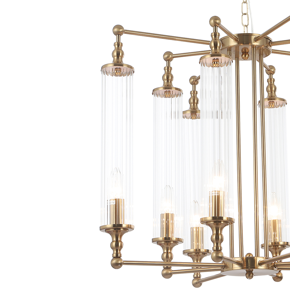 Люстра Crystal Lux TOMAS SP8 D650 BRASS