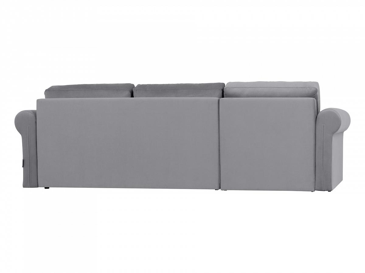 Диван-кровать с оттоманкой Peterhof П2 (валики) серый 341005