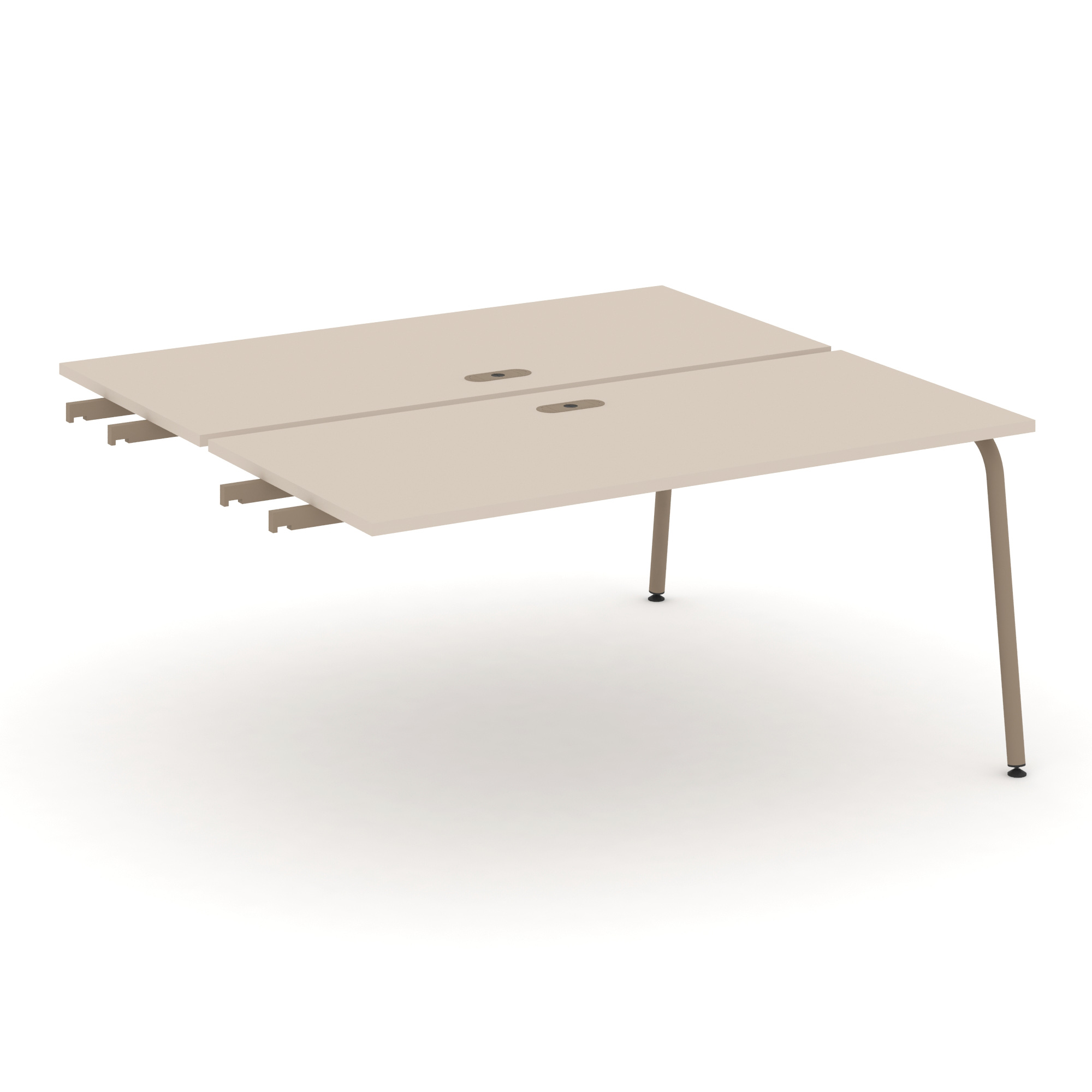 Двойной стол приставка к опорным тумбам Riva Estetica ES.D.SPR-4-LK