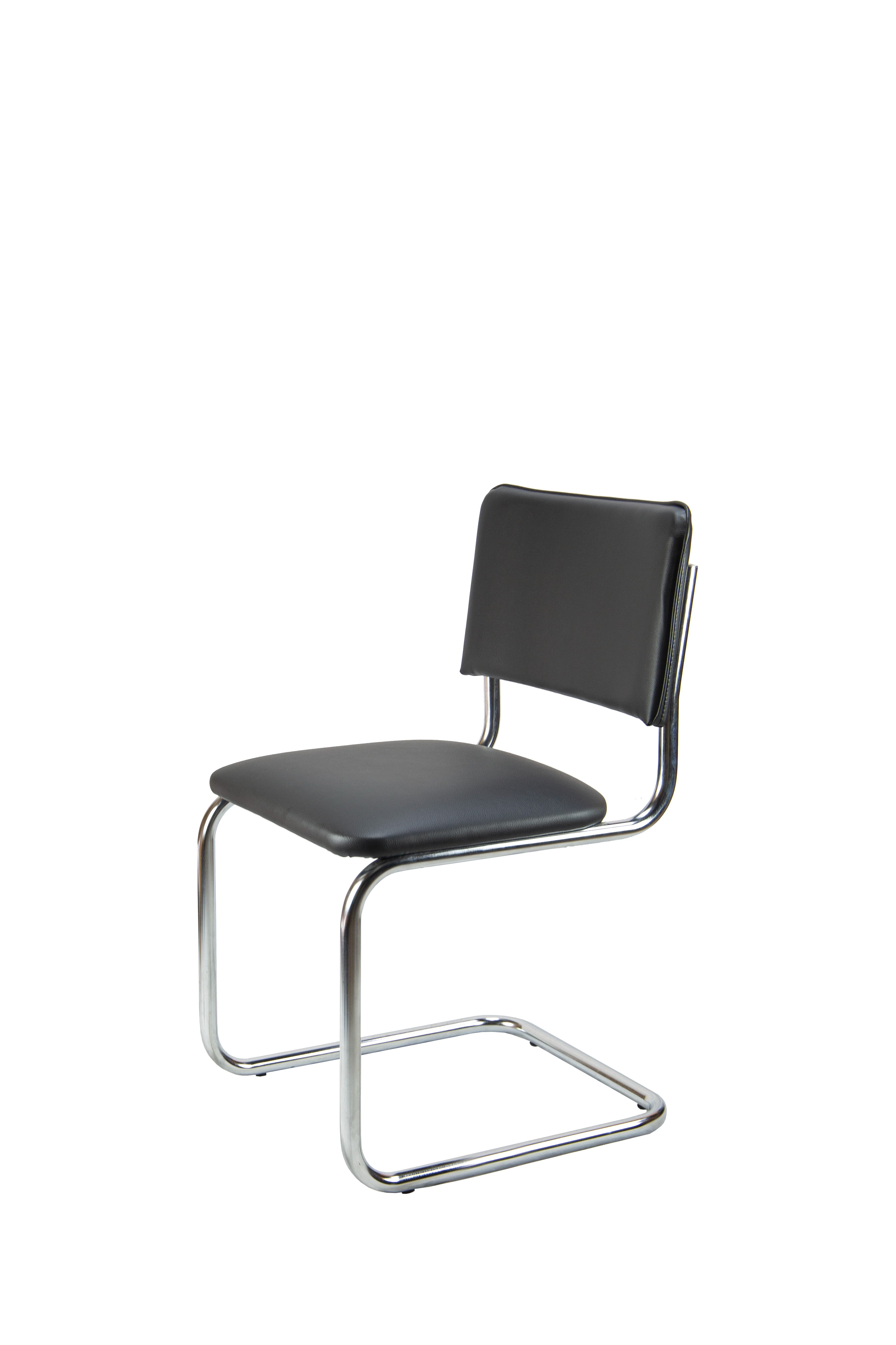 Конференц кресло Riva Chair Сильвия 02S хром Черный