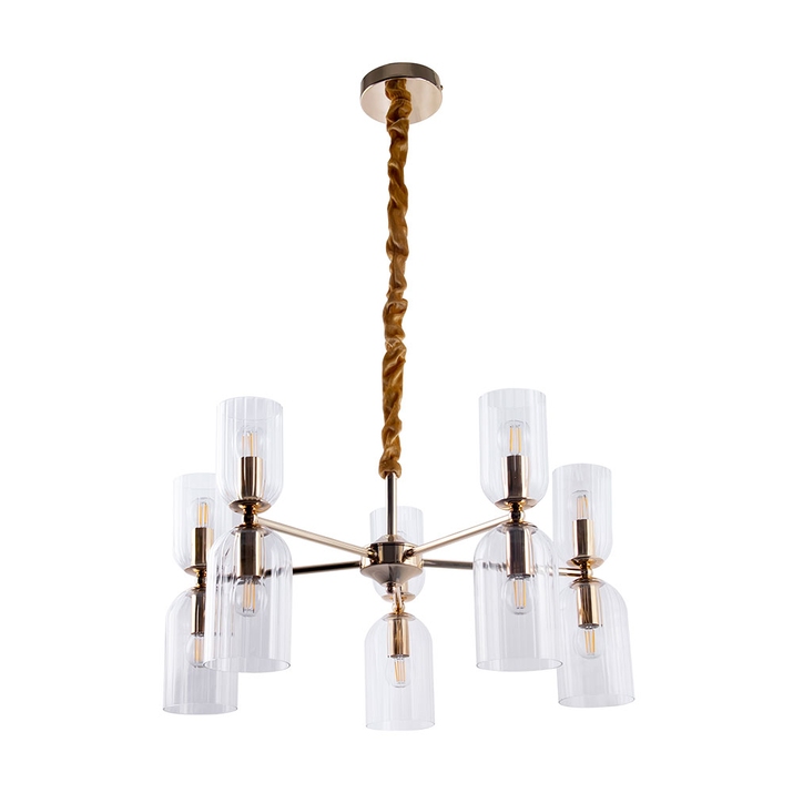 Подвесная люстра ARTE LAMP CHARM A1623LM-10GO