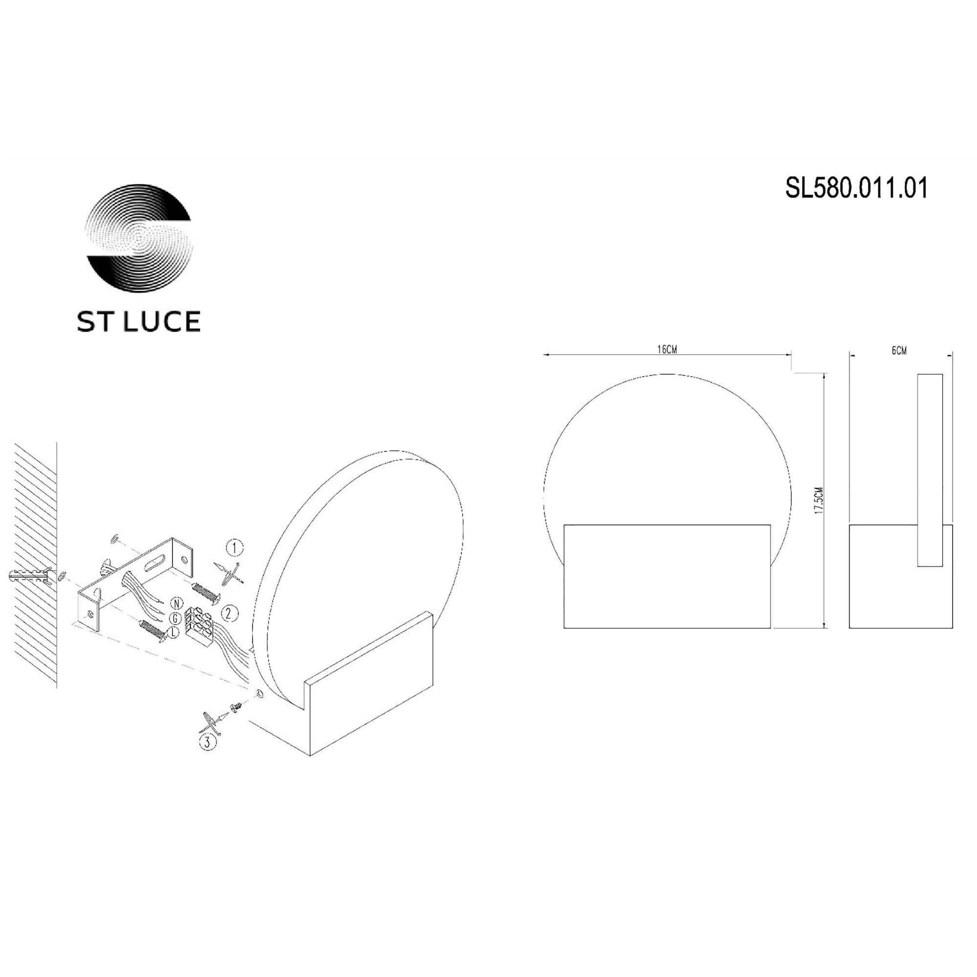 Настенный светильник ST LUCE LUOGO SL580.011.01