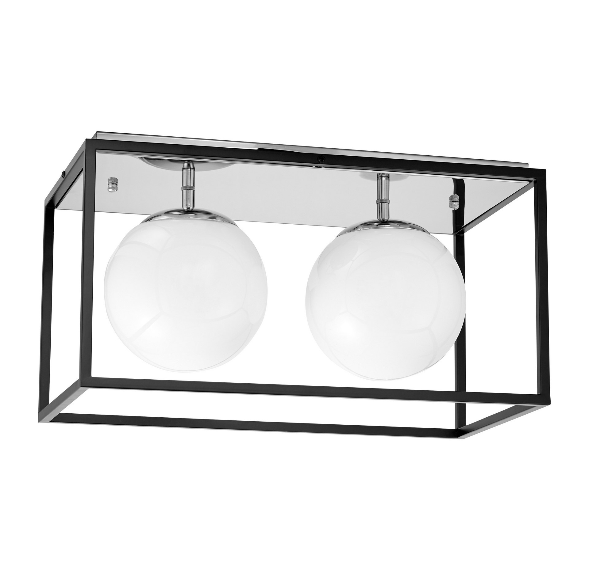 Потолочный светильник Lumina Deco MALDINI LDC 8060-2 CHR+BK