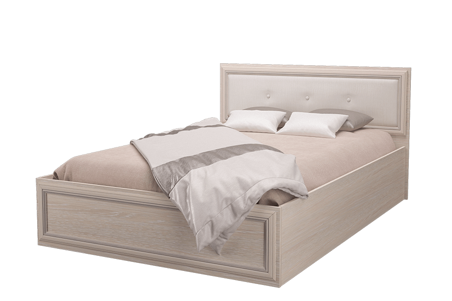 Двуспальная кровать Верона с подъемным механизмом Дуб атланта 160x200 МЛК