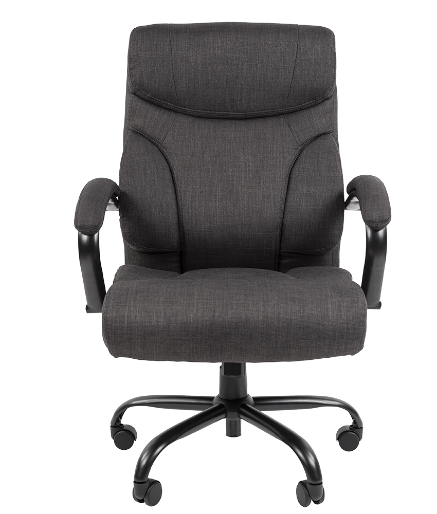 Кресло руководителя CHAIRMAN CH401 с высокой спинкой темно-серый