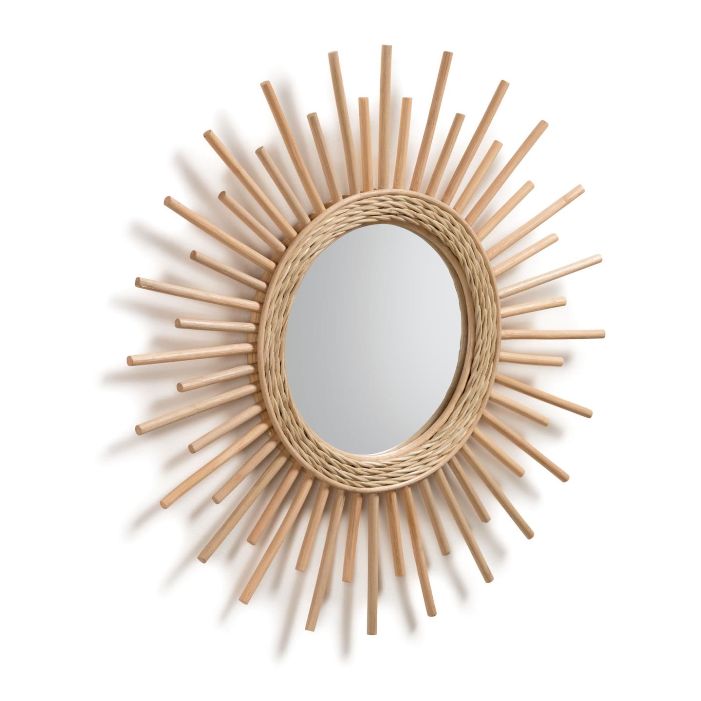 Эксклюзивное зеркало солнце в резной раме из дерева золото серебро