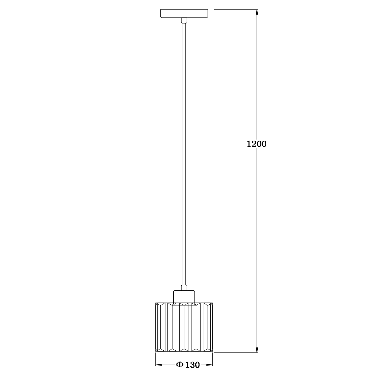 Подвесной светильник ESCADA ADORN 10192/1S Chrome