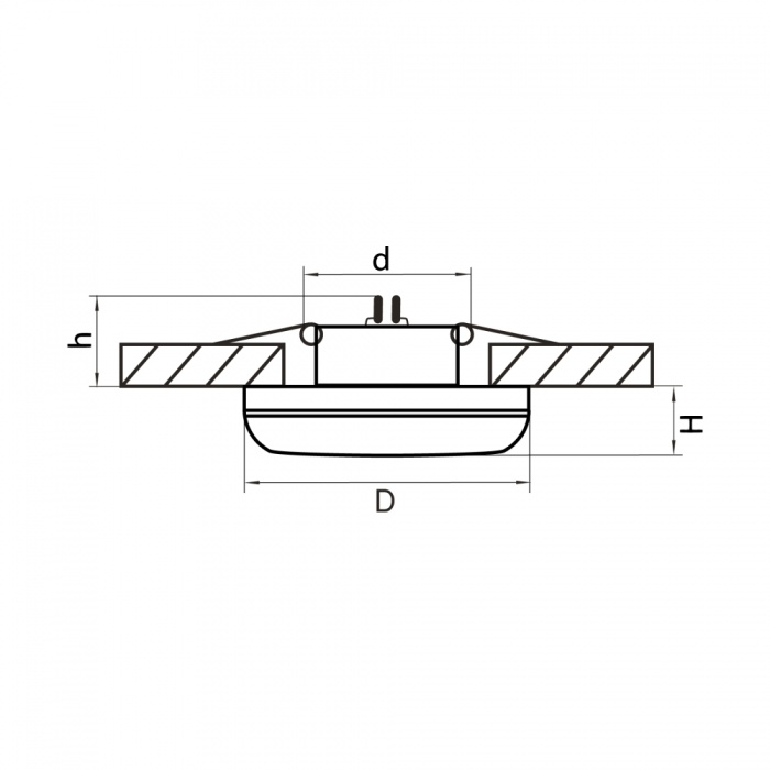 Влагозащищенный светильник Lightstar Piano mini 011270