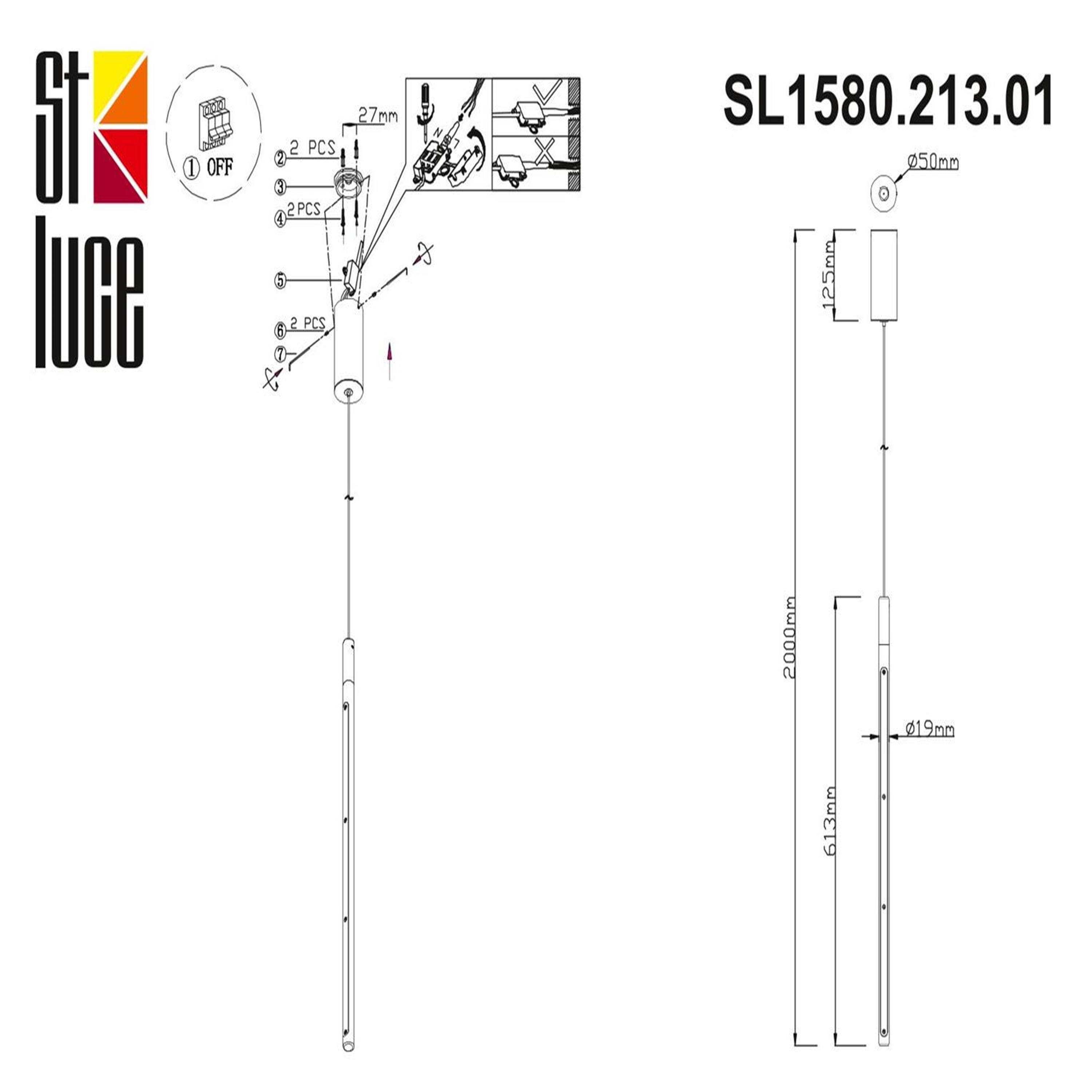 Подвесной светильник ST LUCE RALIO SL1580.213.01