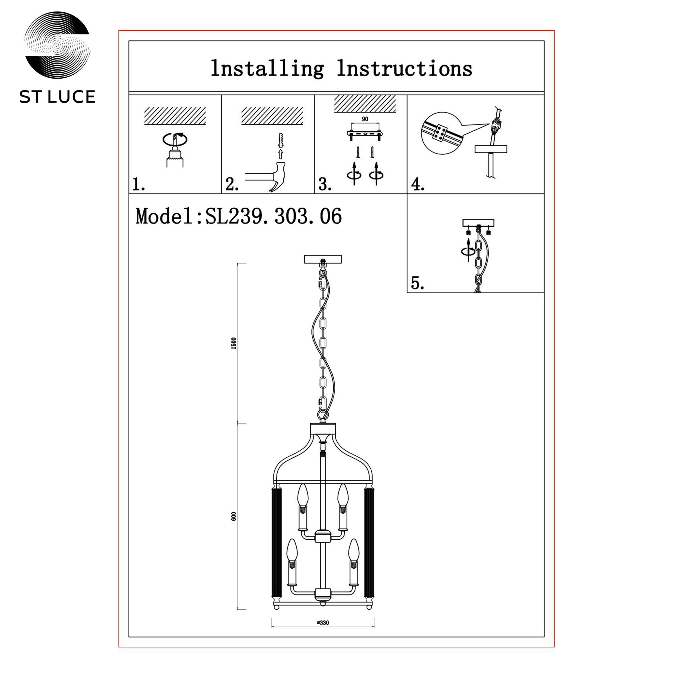 Подвесная люстра ST LUCE ENIGMA SL258.403.06