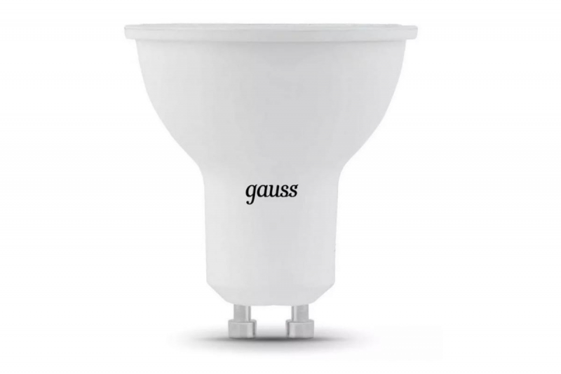 Лампа Gauss MR16 7W 630lm 6500K GU10 LED 1/10/100