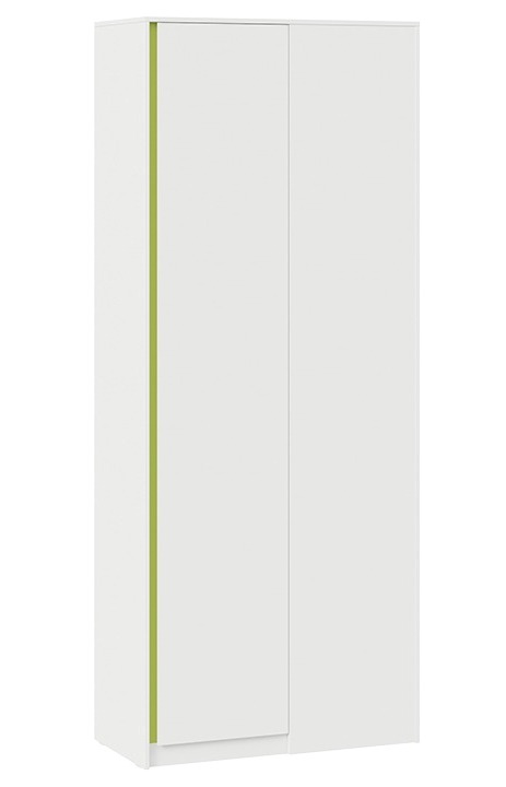 Шкаф угловой с накладкой Сканди дуб гарден белый зеленый СМ-386.07.023