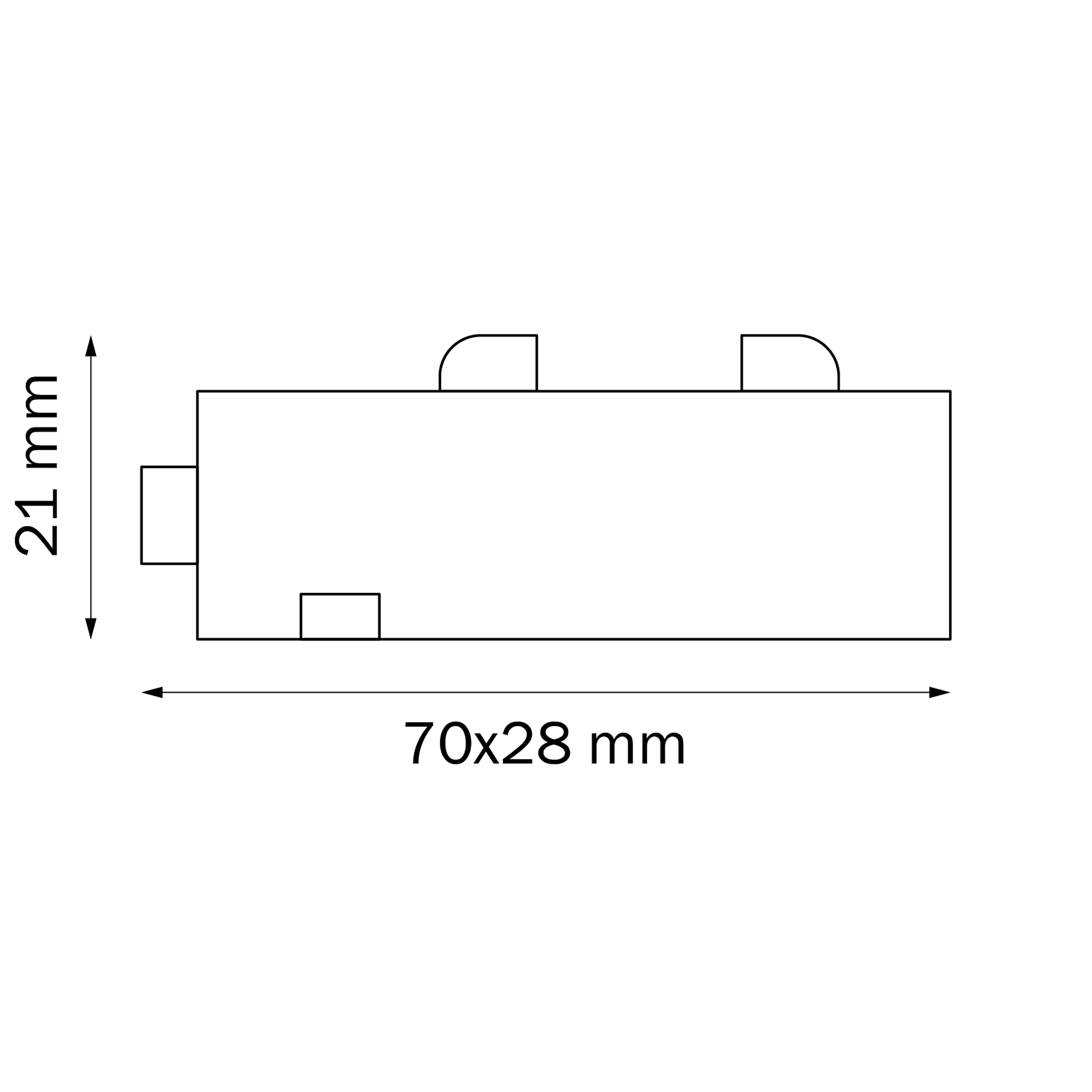 Коннектор питания Lightstar Barra, Teta 505107