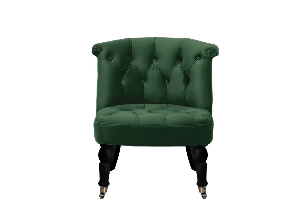 Кресло Visconte зеленый черные ножки 761829