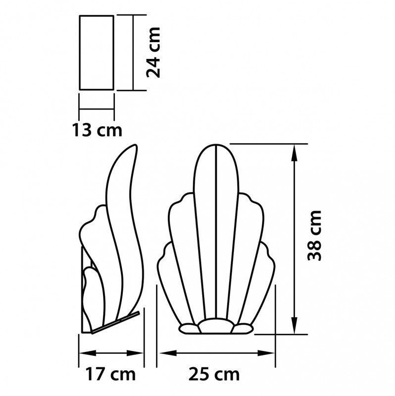 Бра настенное Osgona RICCIO 705632