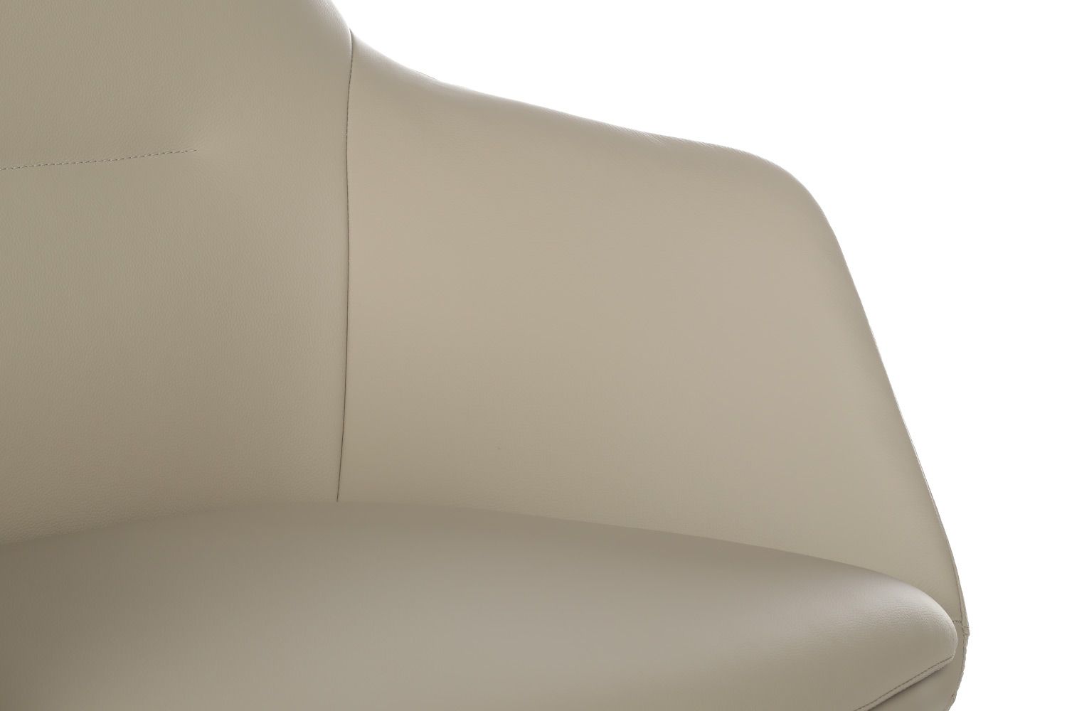 Офисное кресло из натуральной кожи RIVA DESIGN Soul-M (B1908) светло-серый