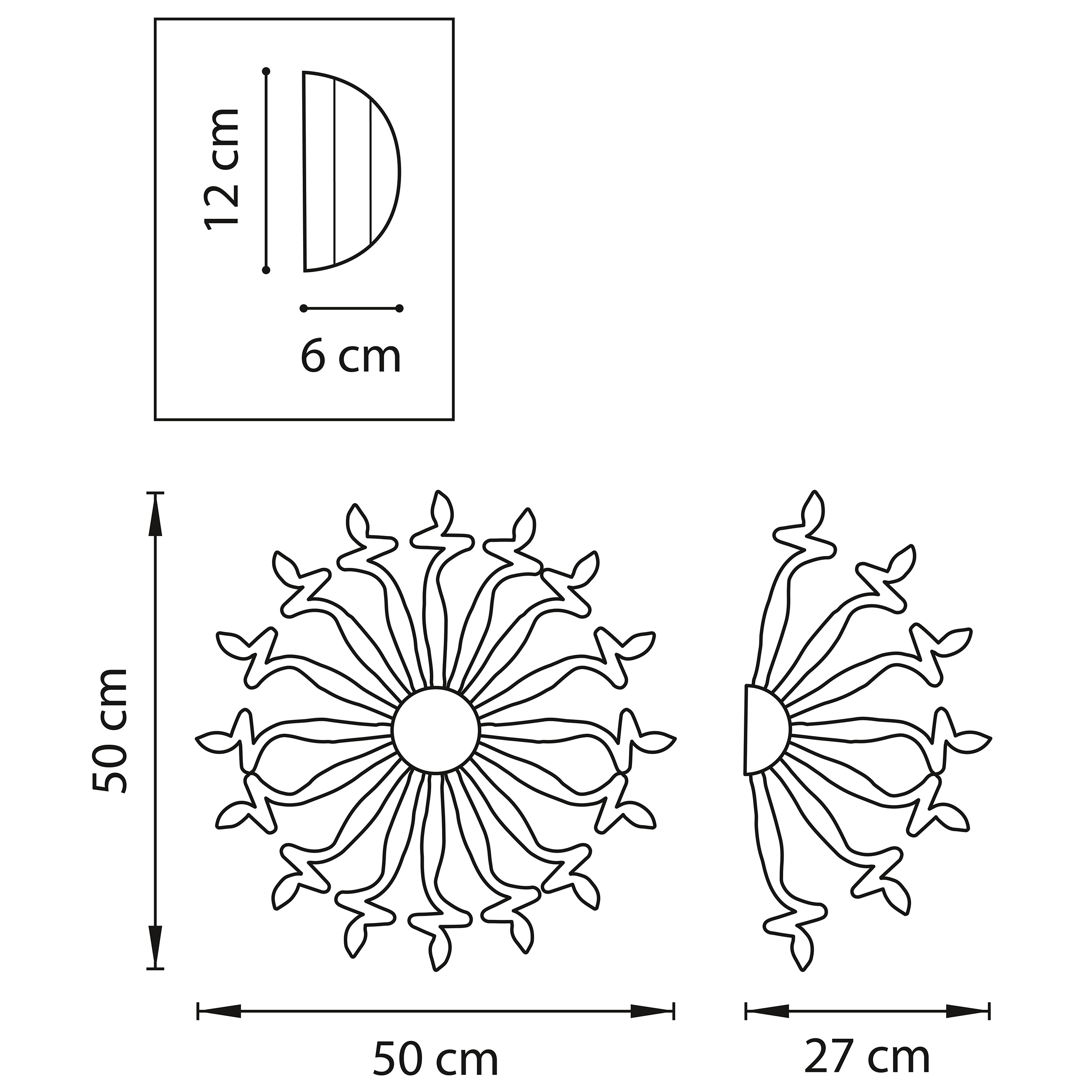 Бра Lightstar medusa 890653