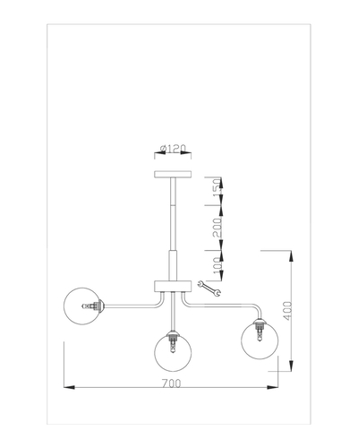 Люстра на штанге Moderli Heavy V2180-C