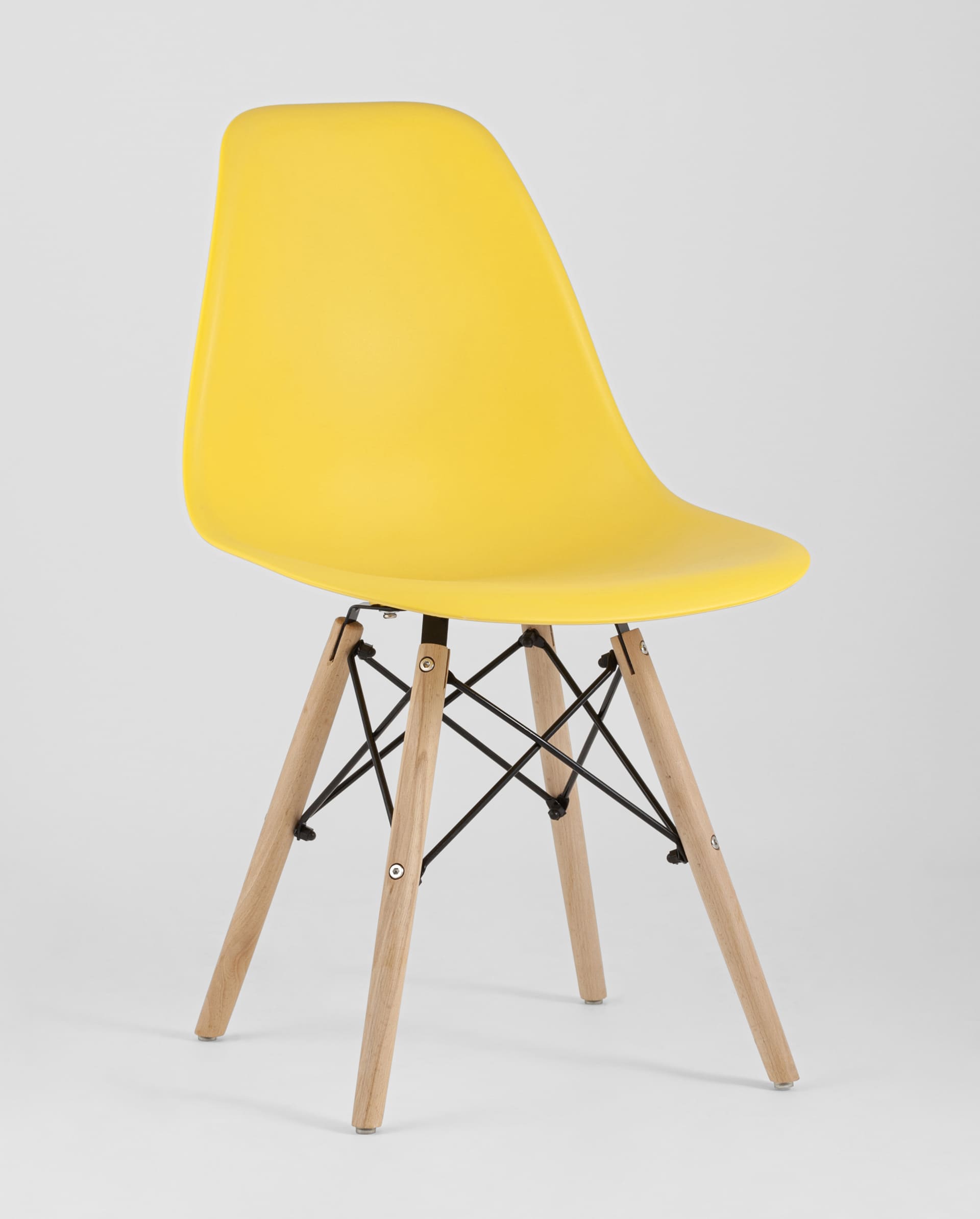 Комплект стульев Eames Style DSW желтый x4