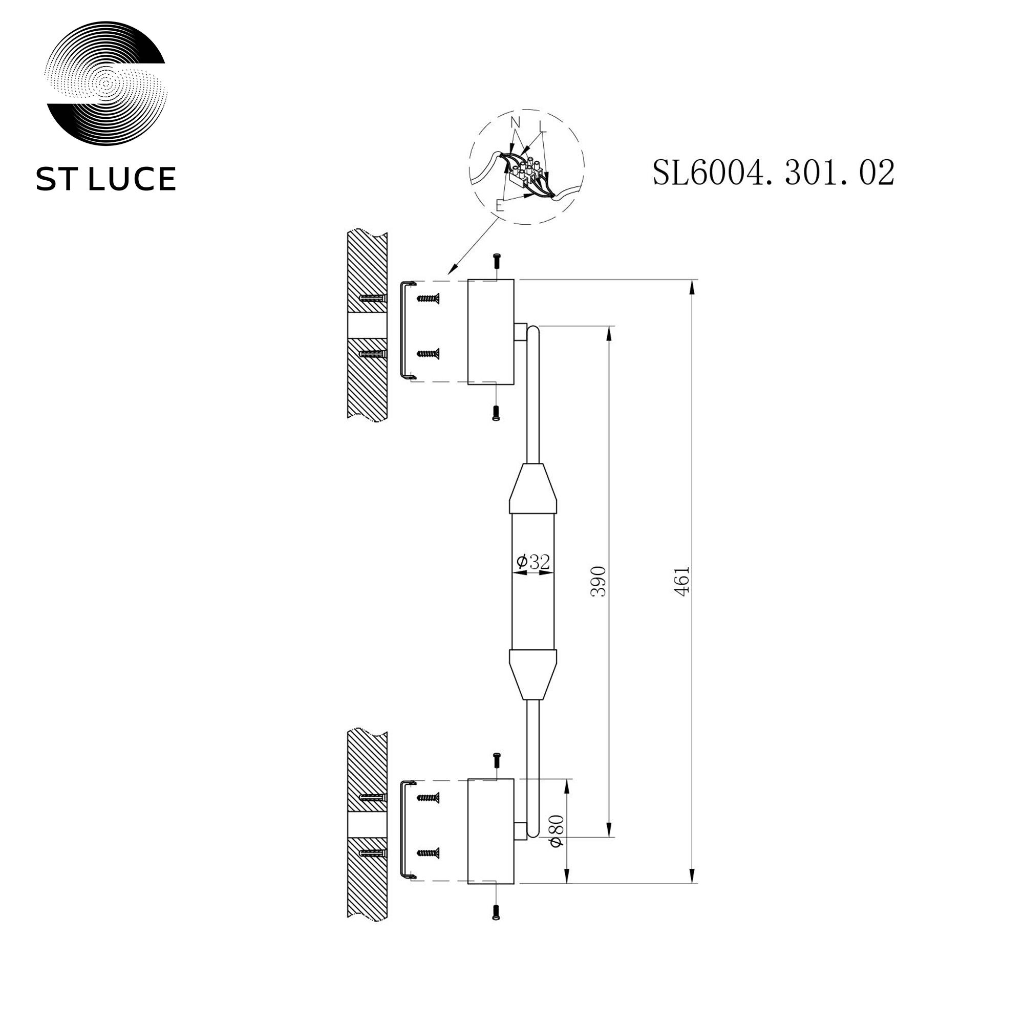 Бра ST LUCE OLBIA SL6004.301.02