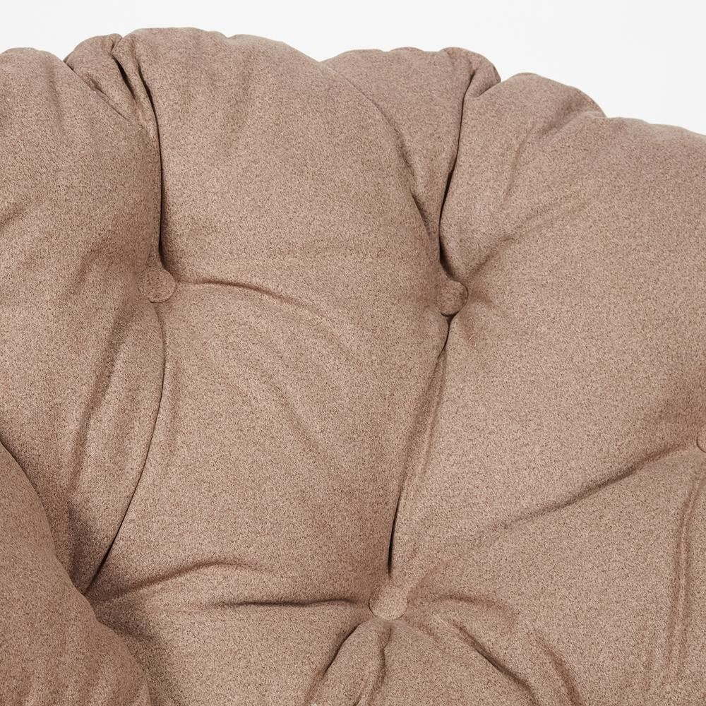 Кресло PAPASAN 23/01 W с подушкой коньяк экошерсть коричневый