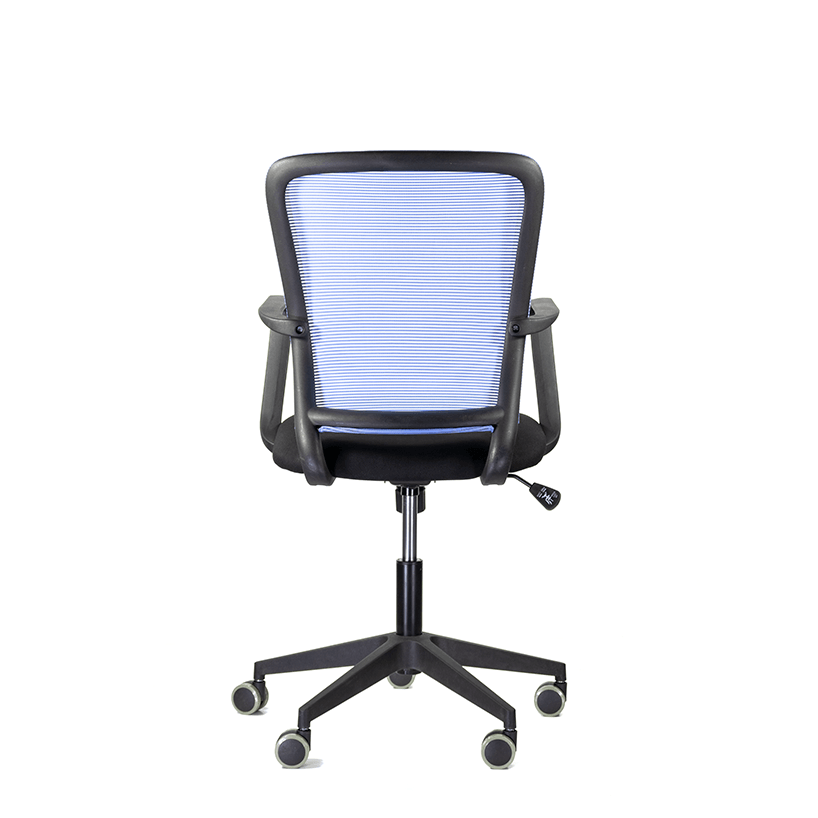 Кресло компьютерное Хэнди М-806 BLACK PL голубой