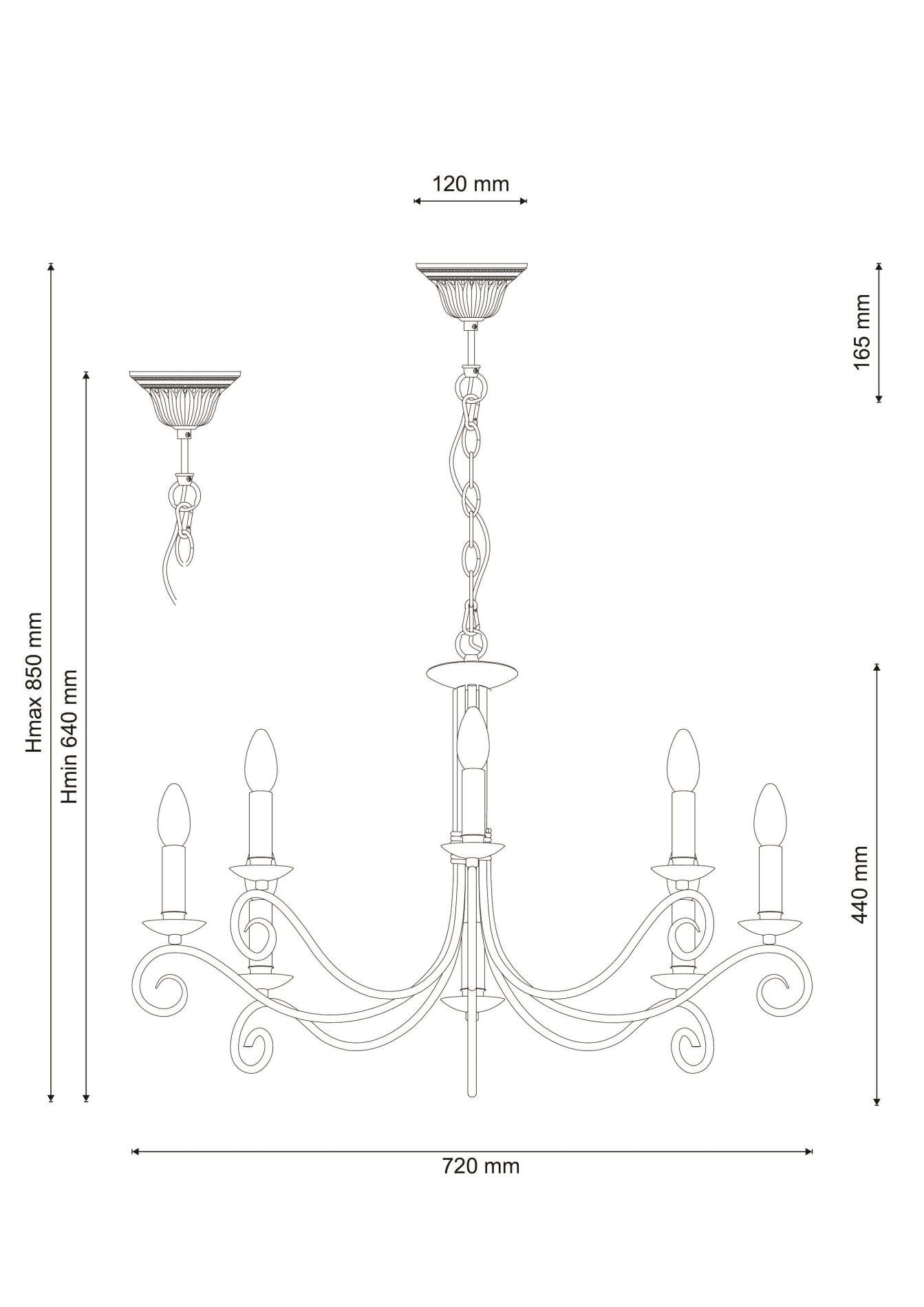 Люстра Lucia Tucci Fondi 330.8 antique