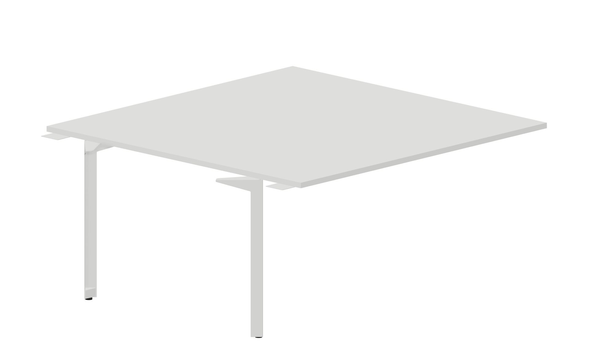 Приставной стол bench на 2 рабочих места 158х156,6х75 см (без отверстий) Ray RY2TPS168