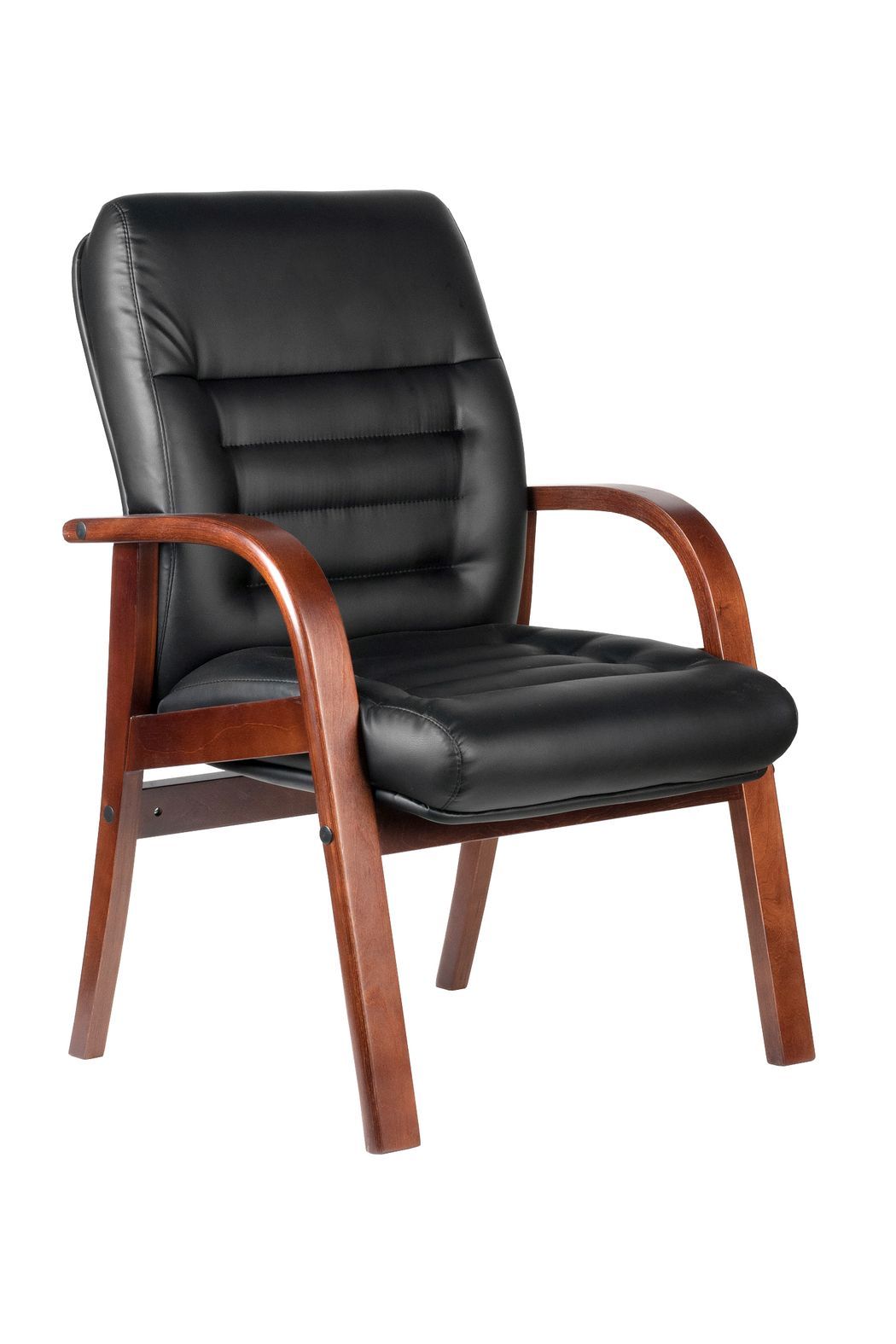 Конференц-кресло Riva Chair WOOD M 155 D/B черный