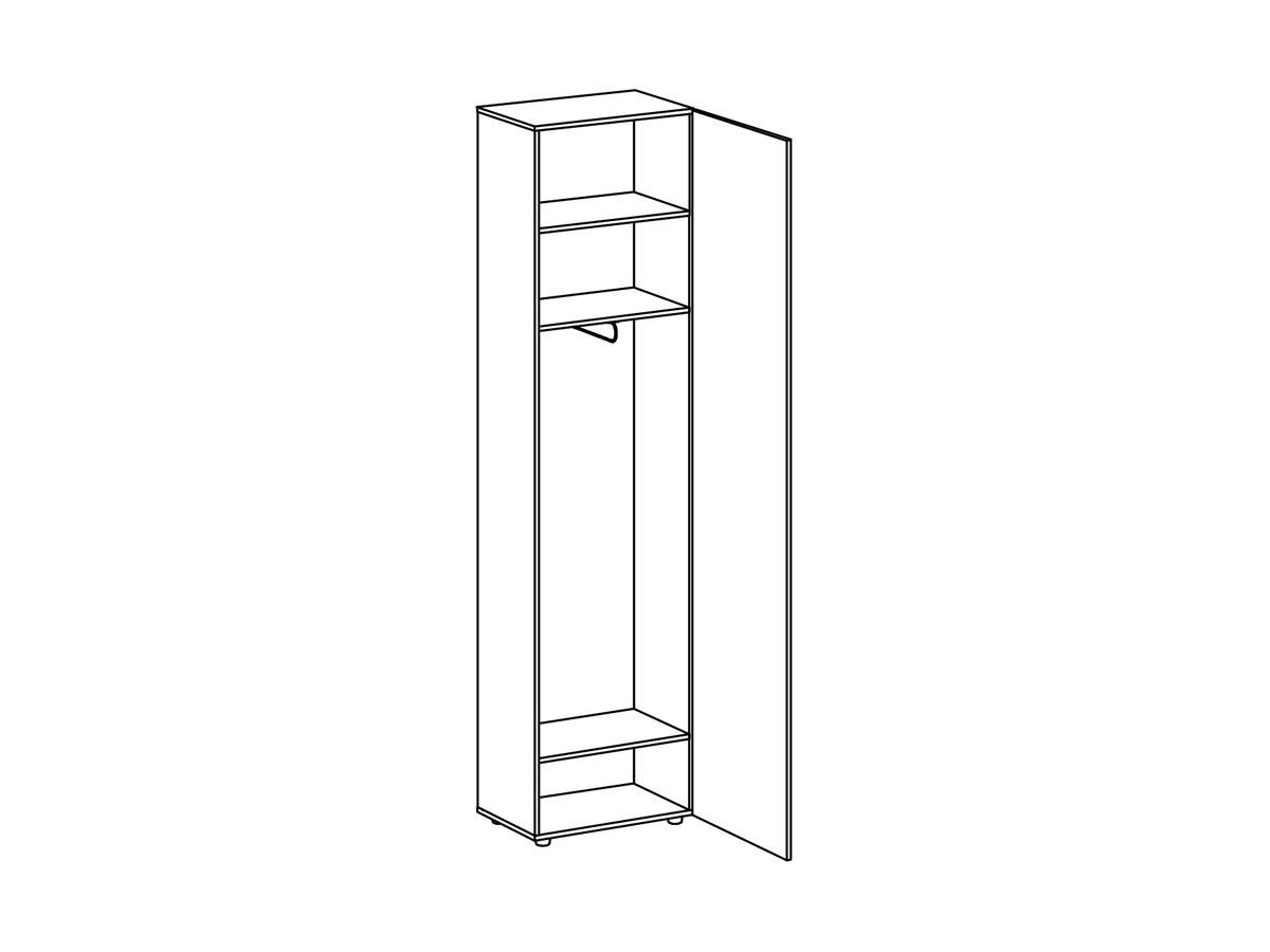 Шкаф Modus 1-дверный 697754